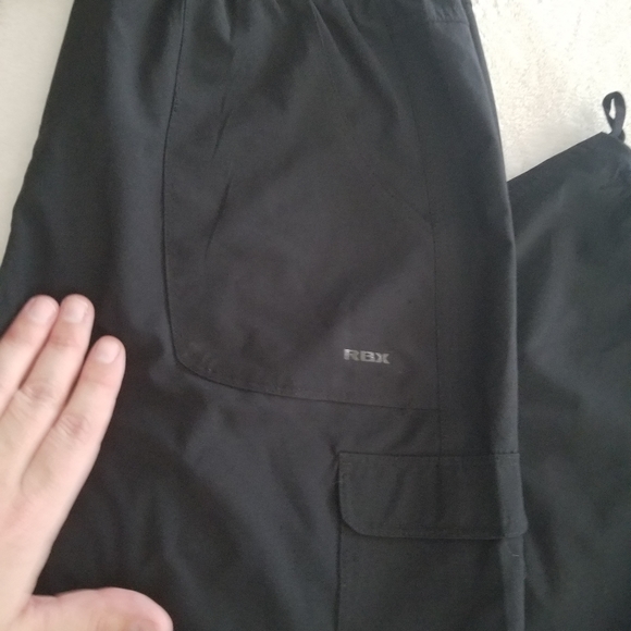 🩵 B2G1 EUC women's RBX loose fit athletic capri pants drawstring lightweight - Picture 4 of 8